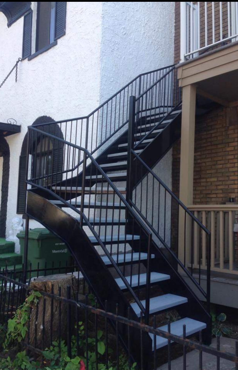 escalier d'acier Chambly